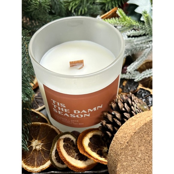 Tis The Damn Season Jar Candle 8 oz - Picture 5 of 12
